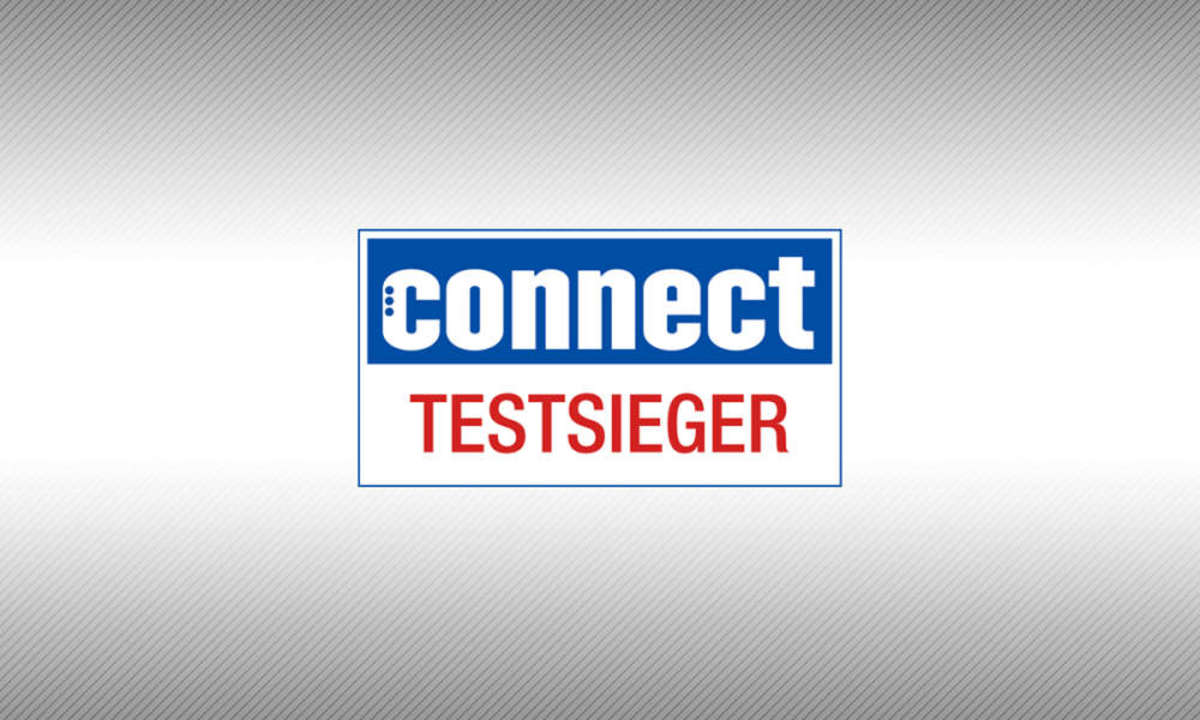 Testsiegel connect Testsieger