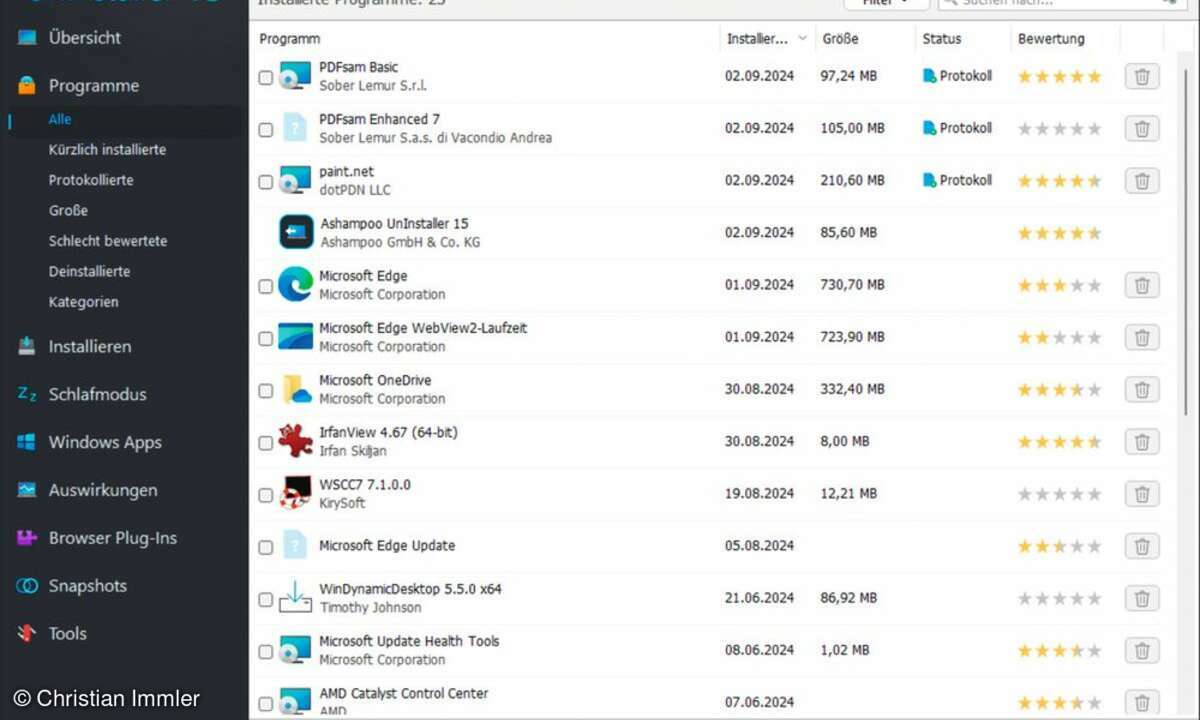 ashampoo-uninstaller-listen